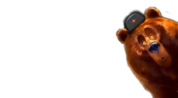 Изображение медведя в русской шапке, символизирующего приветственный бонус в Онлайн-казино 888 старз.